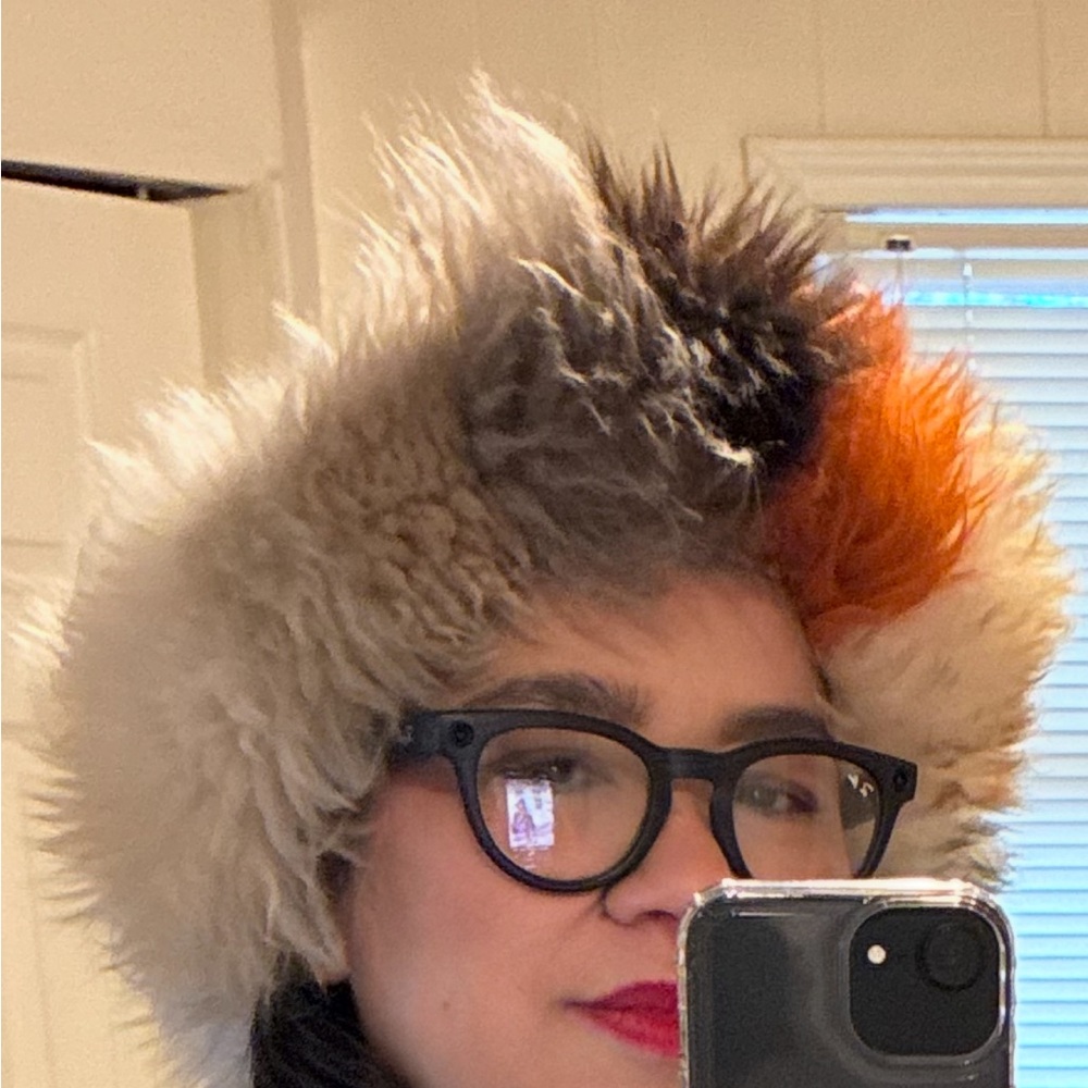 Sheepskin Fur Multicolor Hat